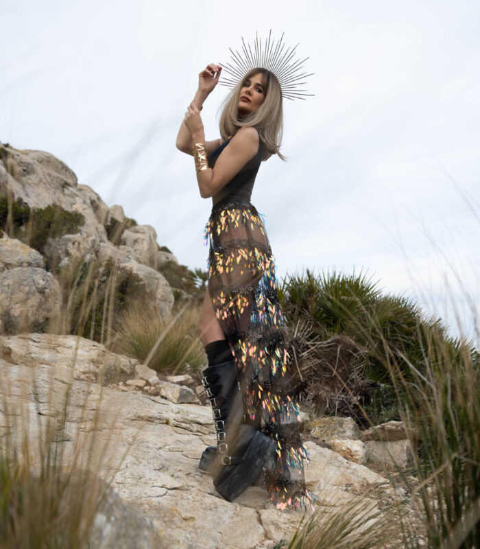 festival dress woman galactic firefly 2