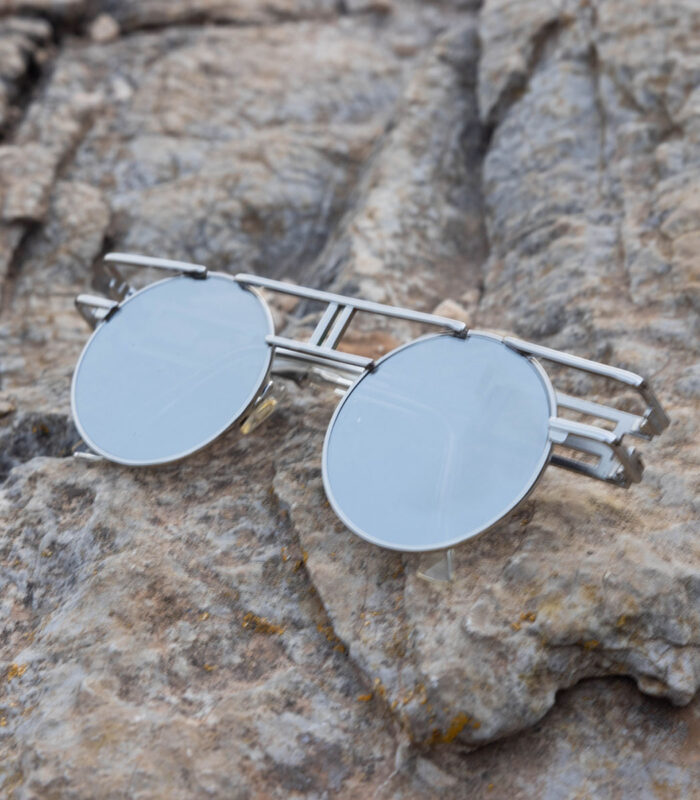 festival sunglasses sunburst shade silver 2