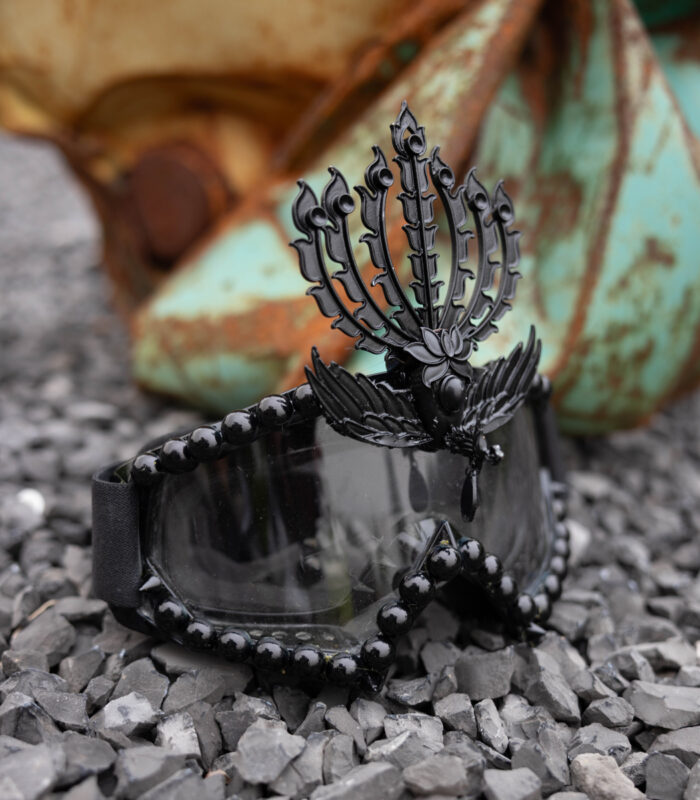 blackout dust goggles black