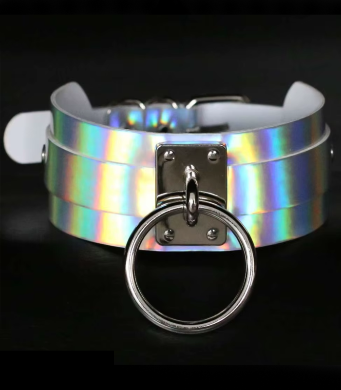 Holo Rainbow Chain Choker 2