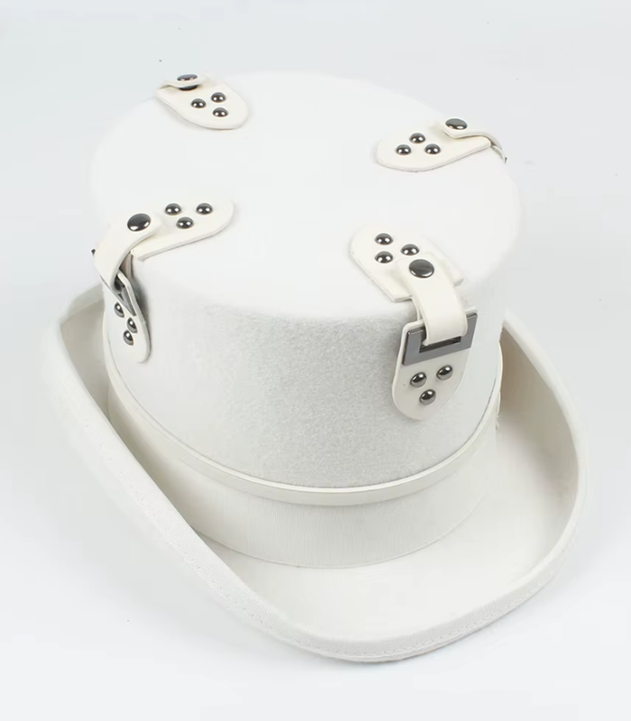 White Eclipse Steampunk Hat 1