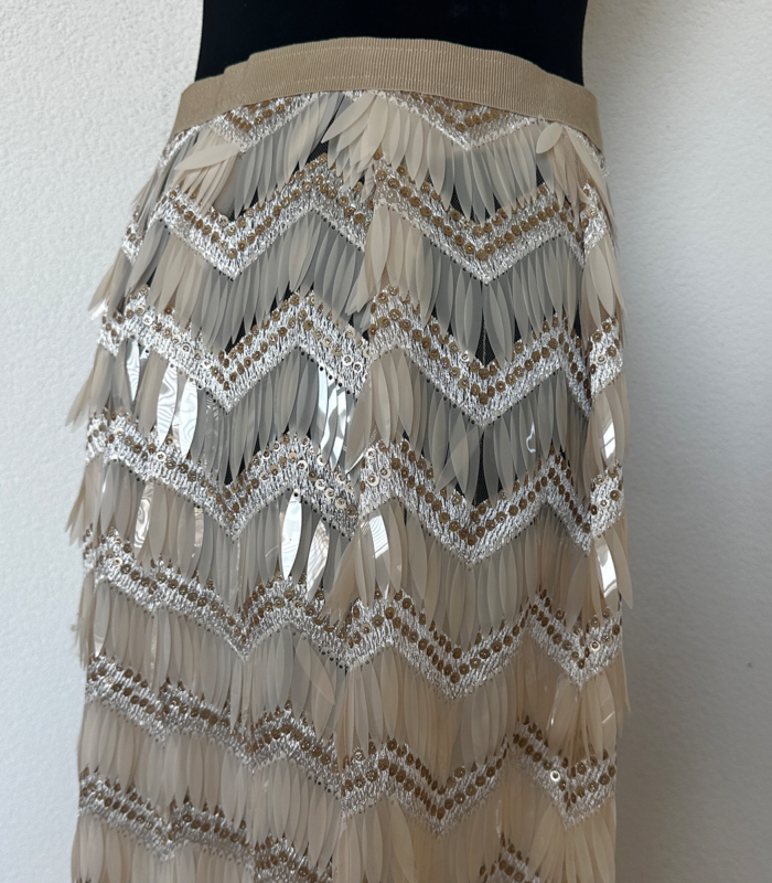 festival dress woman astral pearl back