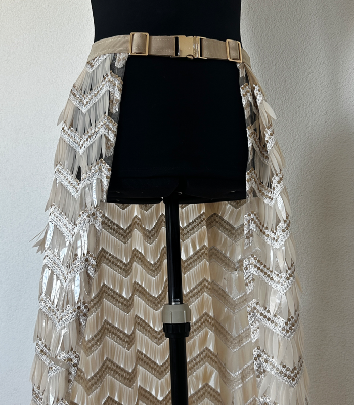 festival dress woman astral pearl front
