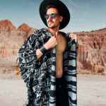 Desert Fringe Hooded Kimono