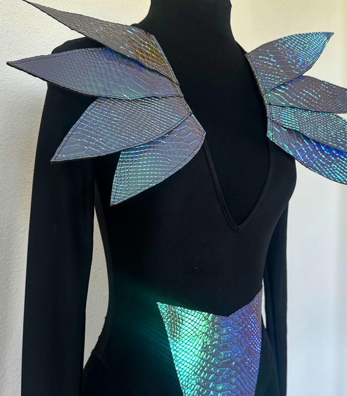 festival dress woman galactic dragonfly 1