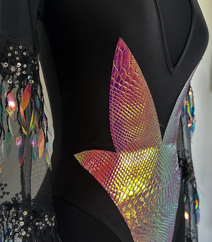 festival dress woman galactic firefly Bodysuit 3